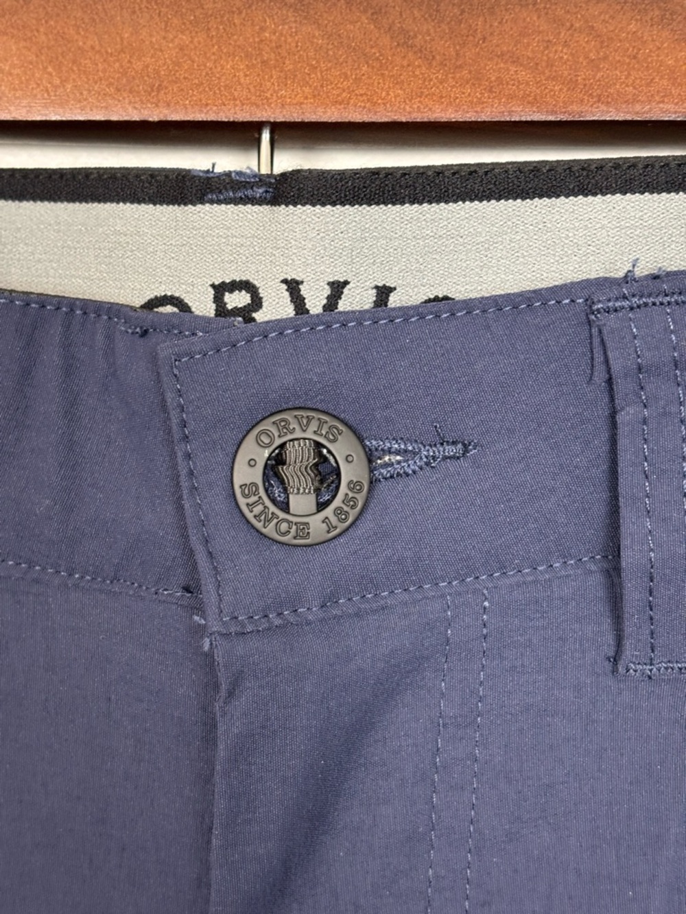 Orvis Pants Mens 32X29 Blue Classic Collection Lightweight Tech Trek Outdoors - Picture 3 of 11
